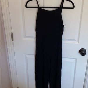 Black romper w/tie back